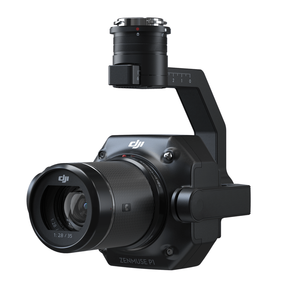 A Zenmuse P1 camera used by Sensorem.